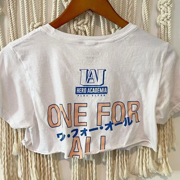 My Hero Academia Custom Micro Crop Top Crewneck SZ Small Nerd Cosplay Anime - Picture 2 of 6